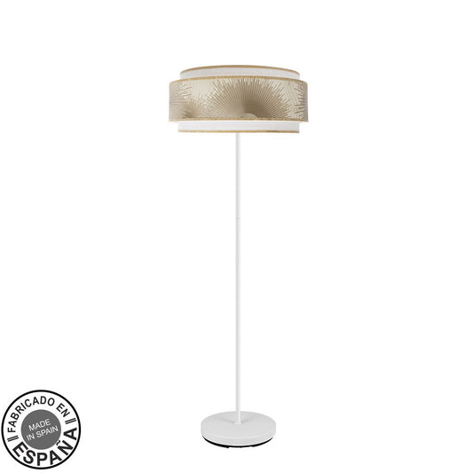 Lámpara de pie Nepal Fabrilamp / Abrila para salón y dormitorio, ref. 227841001