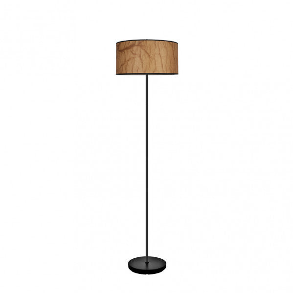 Pie de salón Tapiro Pergamino/Negro de Fabrilamp, diseño clásico y elegante para tu hogar.