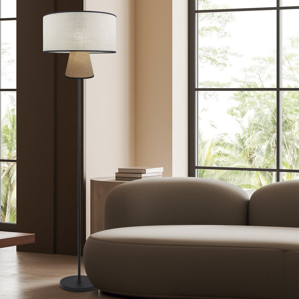 Medidas Pie de Salón Selma Beige/Tostado AJP/Alemar Ref. 11196 - LuzGuru
