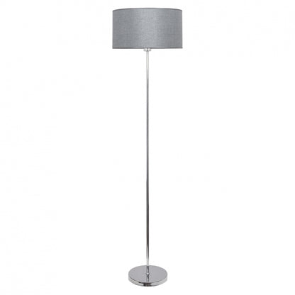 Pie de salón moderno Axel Plata Fabrilamp / Abrila - Ref. 124941010