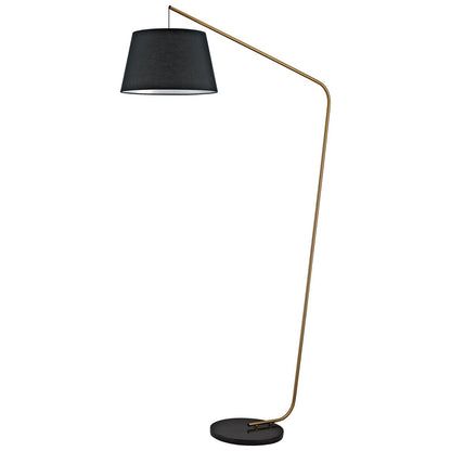 Pie de salón AJP / Alemar Talbot Latón/Negro - 11654 - luzguru.com