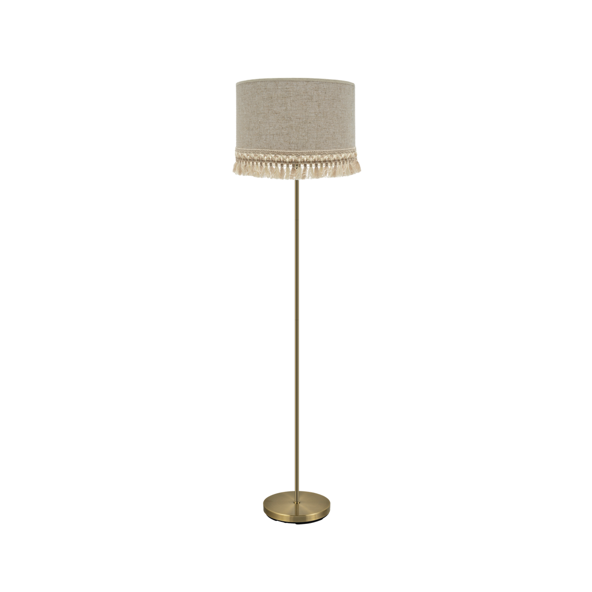 Pie de Salón Vera 163 cm con Pantalla Fabrilamp - vista principal | Fabrilamp / Abrila · Ref. 186441014