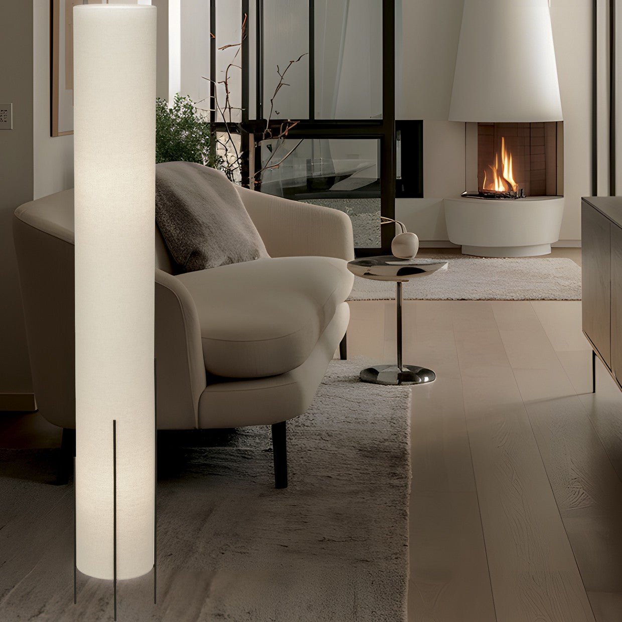 Medidas Pie Salón Virgil Tostado AJP/Alemar Ref. 11699 - LuzGuru.com
