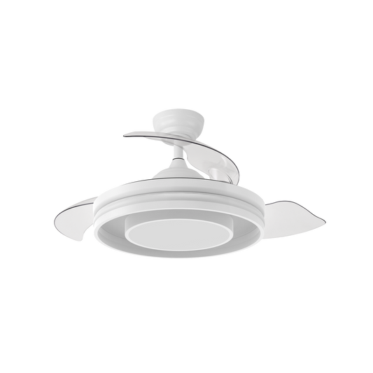 Ventilador de Techo Pitufo 107 cm Aspas Retráctiles LED RGB Fabrilamp - vista principal | Fabrilamp / Abrila · Ref. 242891368