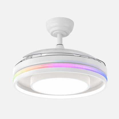 Ventilador de Techo Pitufo 107 cm Aspas Retráctiles LED RGB Fabrilamp - imagen 4 | Fabrilamp / Abrila · Ref. 242891368