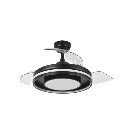 Ventilador de Techo Pitufo 107 cm Aspas Retráctiles LED RGB Fabrilamp - vista principal | Fabrilamp / Abrila · Ref. 242891388