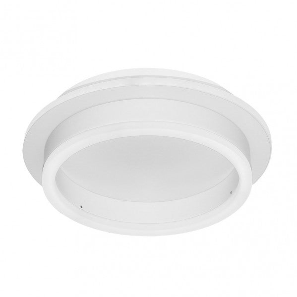 Plafón LED Elma Blanco 30W de Fabrilamp, diseño moderno y elegante para tu hogar. luzguru.com