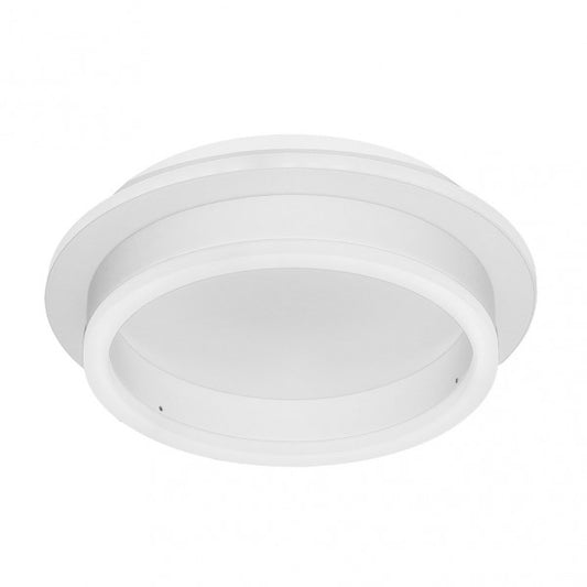 Plafón LED Elma Blanco 30W de Fabrilamp, diseño moderno y elegante para tu hogar. luzguru.com