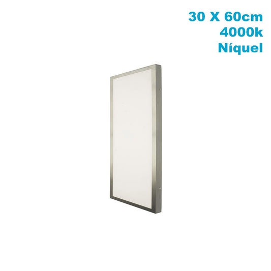 Plafón LED Plano Níquel Fabrilamp / Abrila 150696003
