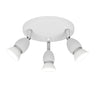 Plafón 3L Bala Blanco 3x40W GU-10 AJP / Alemar - luzguru.com