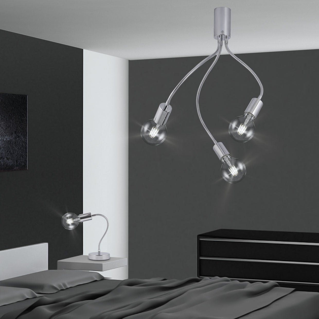 Medidas Plafón Melisa Cromo AJP/Alemar Ref. 60029 - LuzGuru.com
