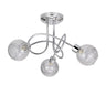 Plafón ROLO Cromado 3x40W G9 - AJP / Alemar - 10531 - luzguru.com