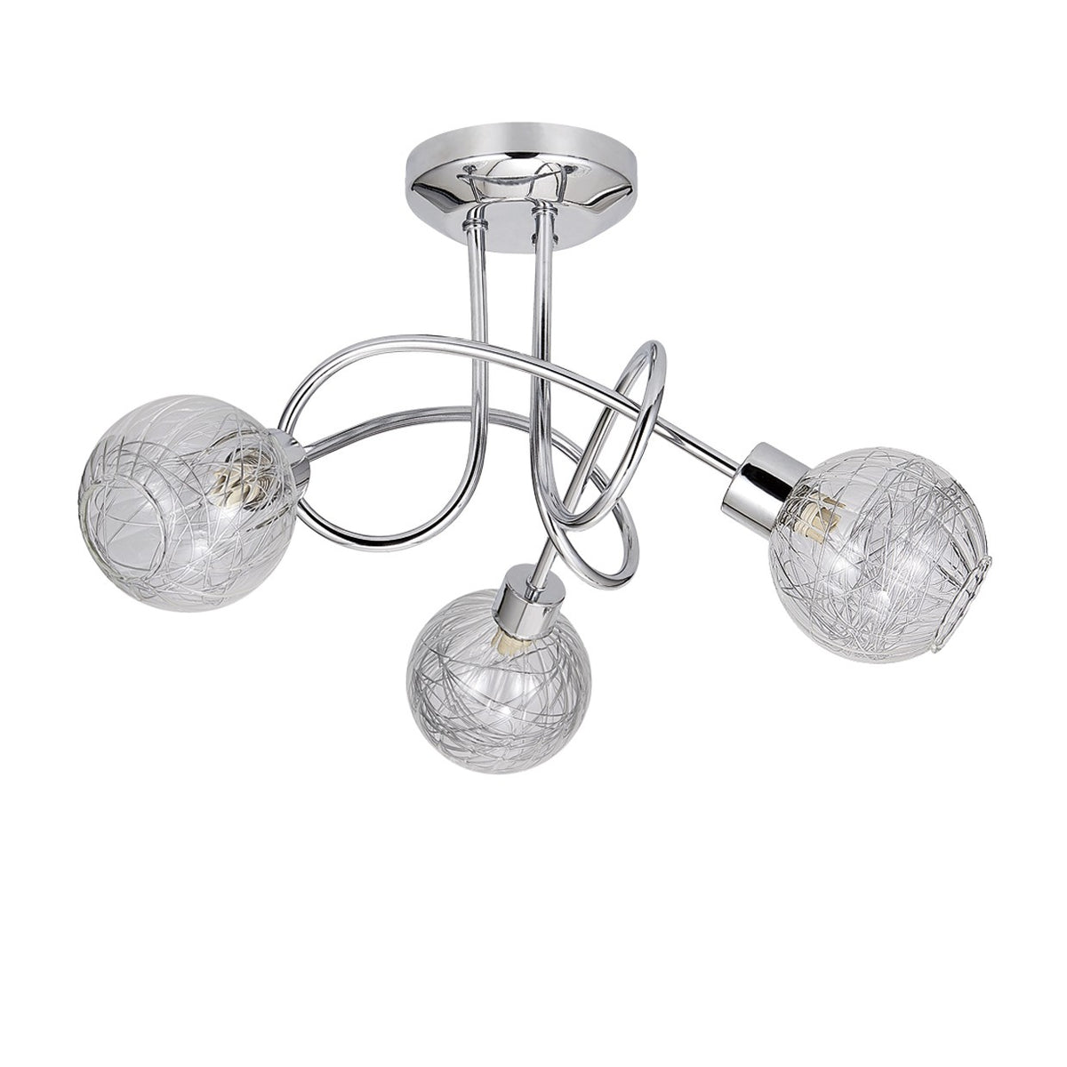 Plafón de Techo Rolo 3 Luces G9 40W Acabado Cromo Alemar - vista principal | AJP / Alemar · Ref. 10531