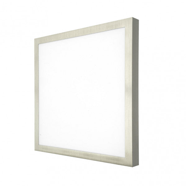 Panel LED Plano Níquel 48W 4000K 50x50cm de Fabrilamp, detalle