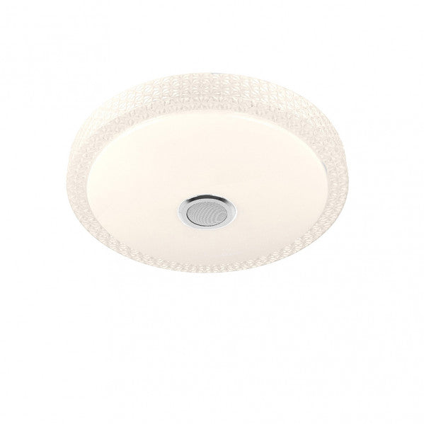 Plafón LED Zaid 48W RGB Blanco/Transparente - Control remoto