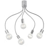 Plafón Melisa Cromado 5x60W E-27 - AJP / Alemar - 60030 - luzguru.com