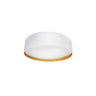 Anuska Plafón LED Blanco y Oro Fabrilamp / Abrila 188685001