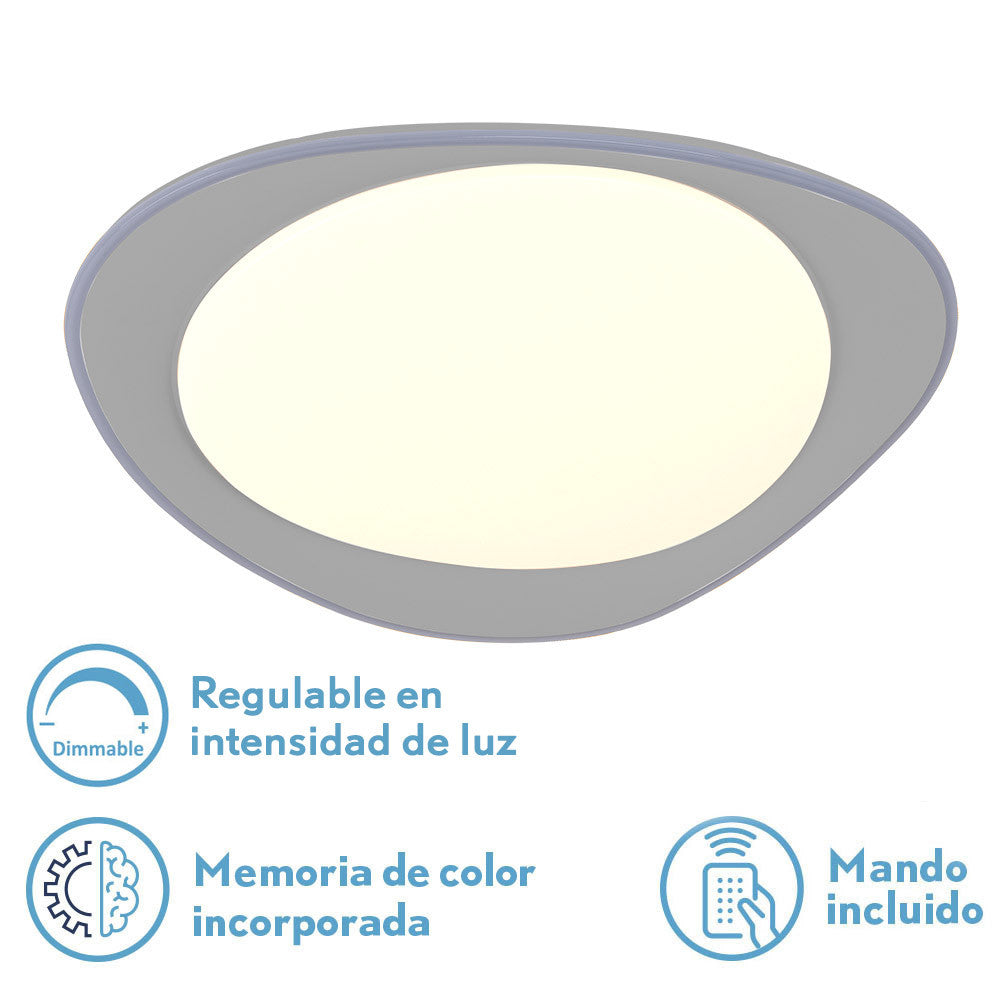 Plafón LED con temperatura de color ajustable 3000-4000-6500K