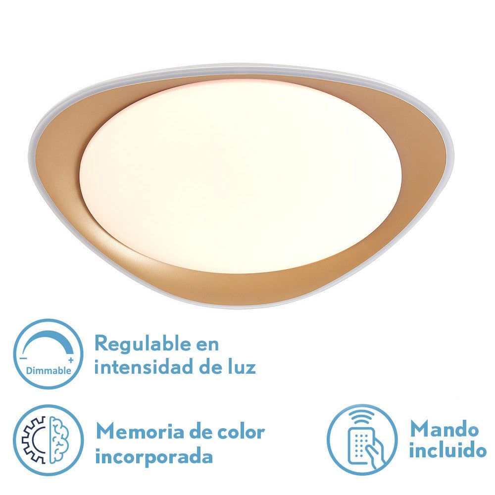 Plafón LED Daire con temperatura de color ajustable 3000-4000-6500K