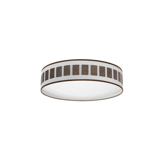 Plafón de Techo LED Ivanna 72W Blanco y Óxido 50 cm Fabrilamp - vista principal | Fabrilamp / Abrila