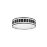 Plafón Ivanna 72W LED Fabrilamp 5616lm 3 temperaturas blanco/madera negra