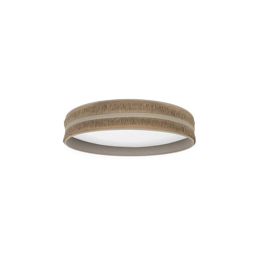 Plafón LED Natalia Textil Saco/Beis Fabrilamp / Abrila 188585015
