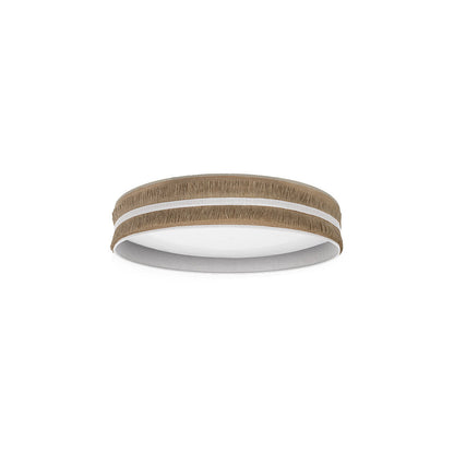 Plafón LED Natalia Fabrilamp / Abrila Textil Saco Blanco Ref. 188585001