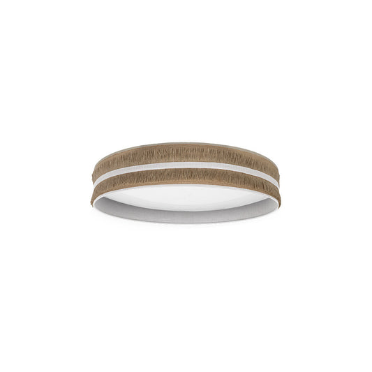 Plafón LED Natalia Fabrilamp / Abrila Textil Saco Blanco Ref. 188585001