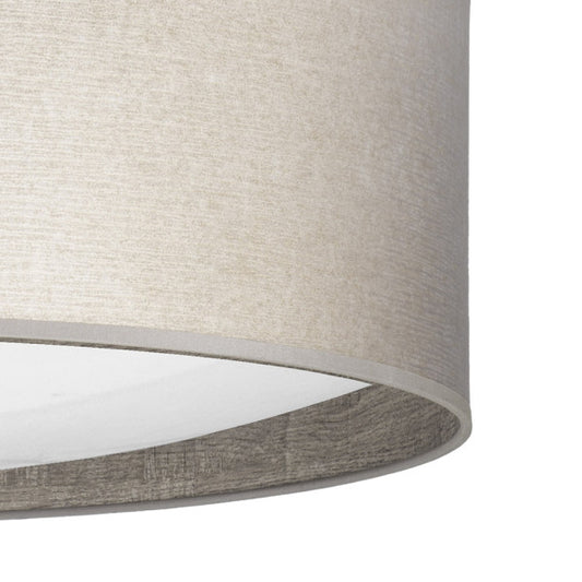 Plafón de Techo LED Tania 72 W 50 cm Madera Gris Fabrilamp - imagen 2 | Fabrilamp / Abrila