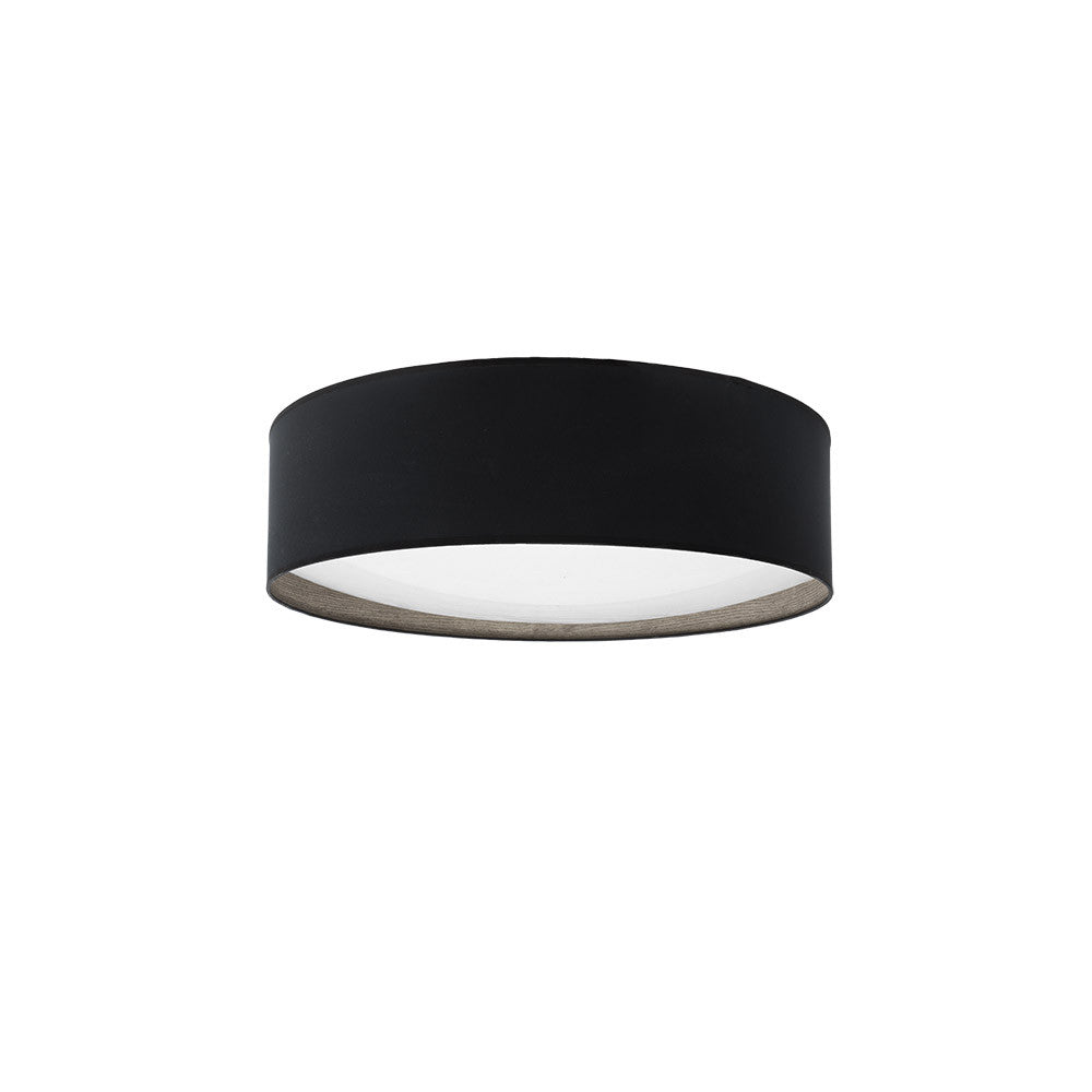 Plafón Tania LED 72W Fabrilamp / Abrila SKU 188385009 en negro y madera gris
