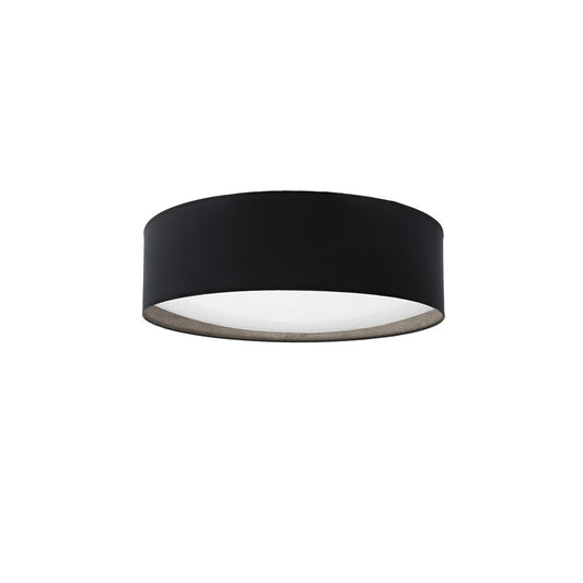Plafón Tania LED 72W Fabrilamp / Abrila SKU 188385009 en negro y madera gris