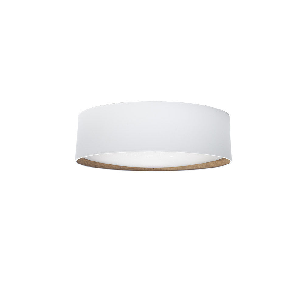 Plafón LED Tatiana Blanco y Madera Clara Fabrilamp / Abrila 189185085