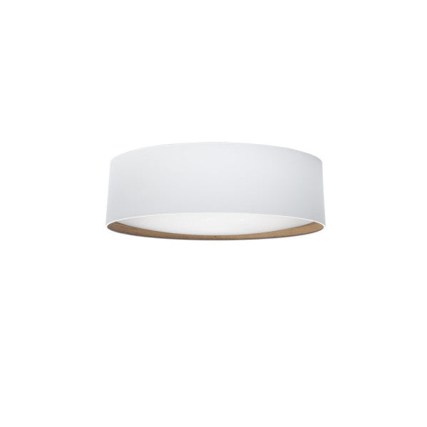 Plafón Tatiana 72W Blanco/Madera Clara, vista frontal, Fabrilamp