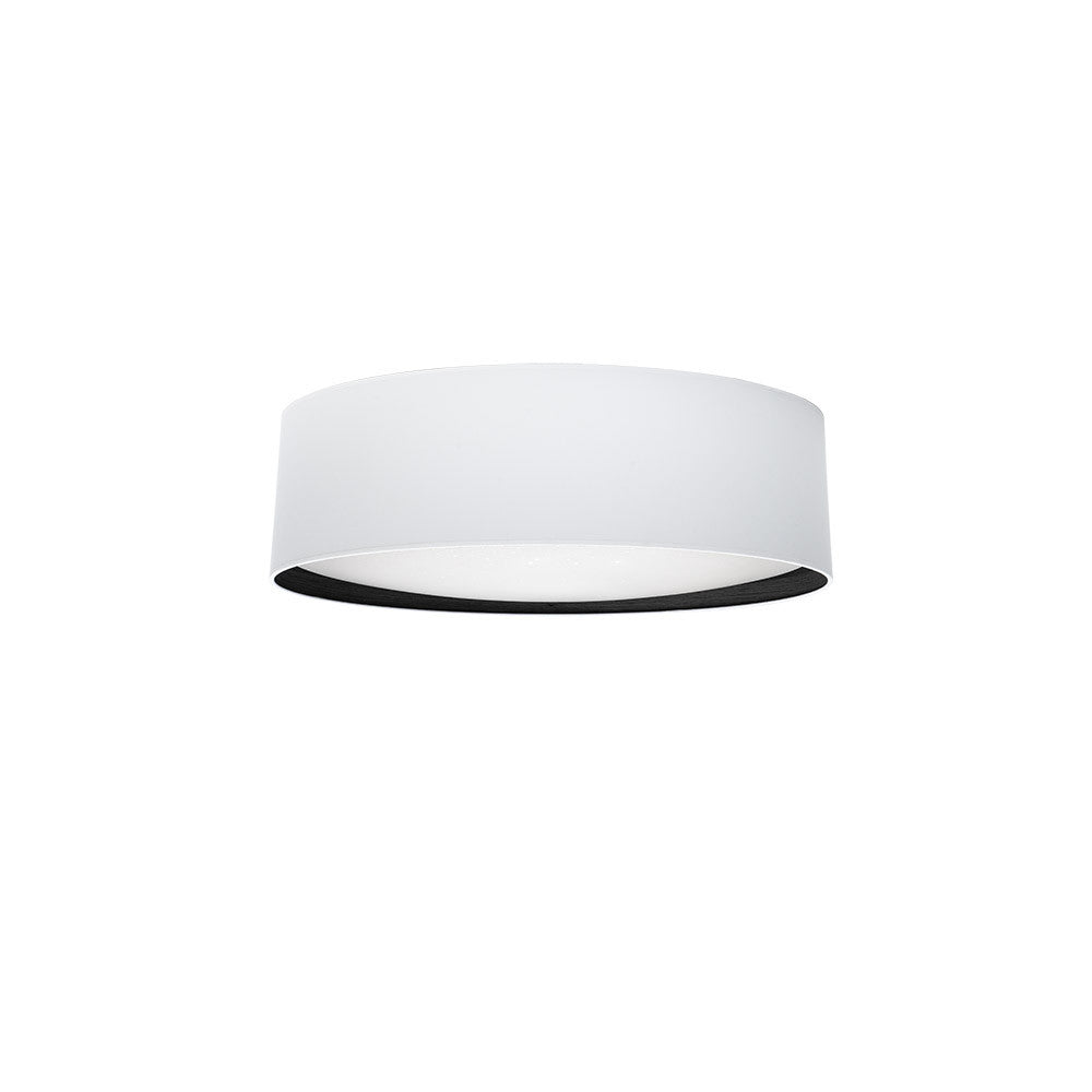 Plafón LED Tatiana Blanco y Madera Negra Fabrilamp / Abrila 189185009