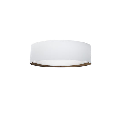 Plafón LED Tatiana Circular Blanco y Madera Fabrilamp / Abrila IA012026