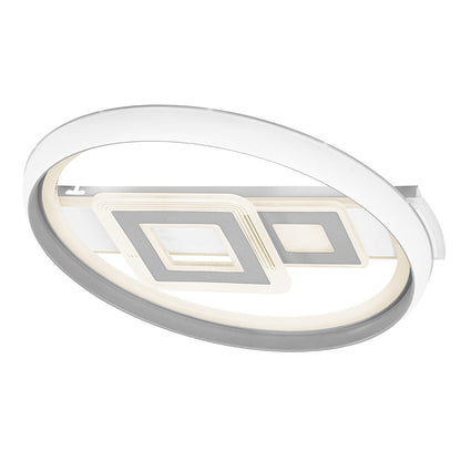 Plafón LED 80W Sucre con temperatura de color ajustable 3000-6500K, ideal para salón.