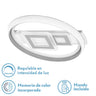Plafón LED Sucre Fabrilamp / Abrila con diseño moderno y luz regulable, ideal para interiores.