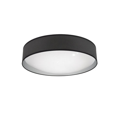 Plafón LED Anastasia Negro y Plata Fabrilamp / Abrila 190186009