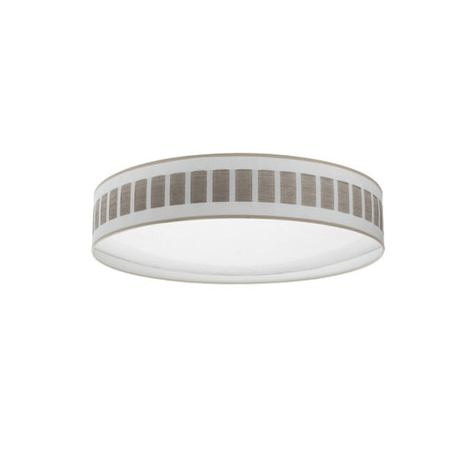 Plafón de Techo LED Ivanna 96 W 60 cm Blanco Madera Gris Fabrilamp - vista principal | Fabrilamp / Abrila