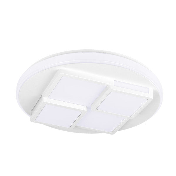 Plafón Lavi 96W LED Blanco, mando a distancia, Fabrilamp