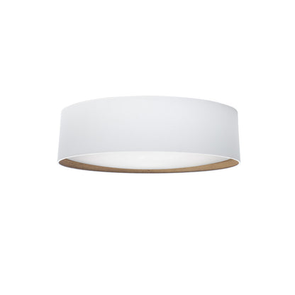 Plafón LED Tatiana Circular Blanco y Madera Fabrilamp / Abrila 189186085