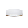 Plafón LED Tatiana Circular Blanco y Madera Fabrilamp / Abrila 189186085