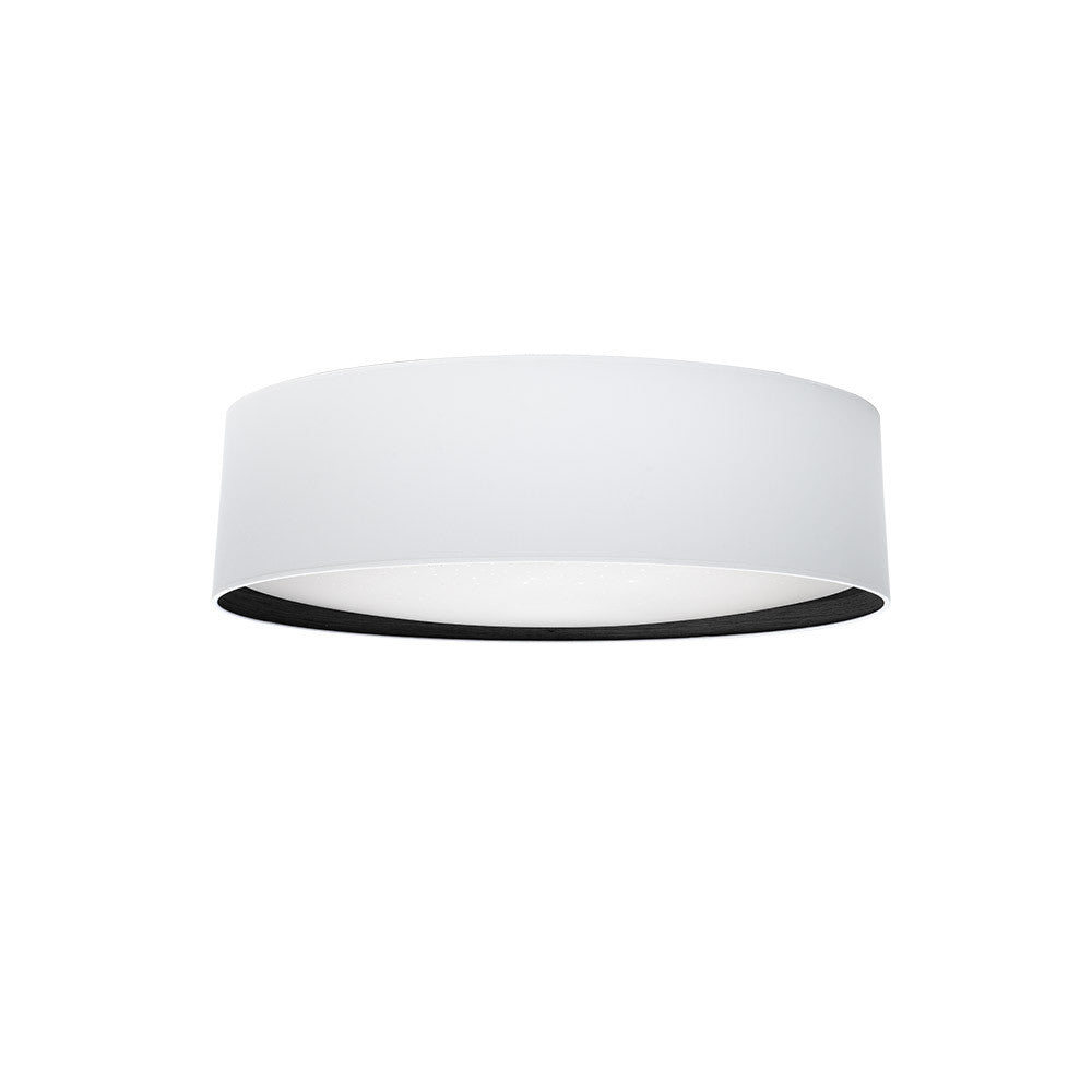 Plafón LED Tatiana Blanco y Madera Negra Fabrilamp / Abrila 189186009