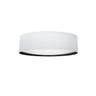 Plafón LED Tatiana Blanco y Madera Negra Fabrilamp / Abrila 189186009