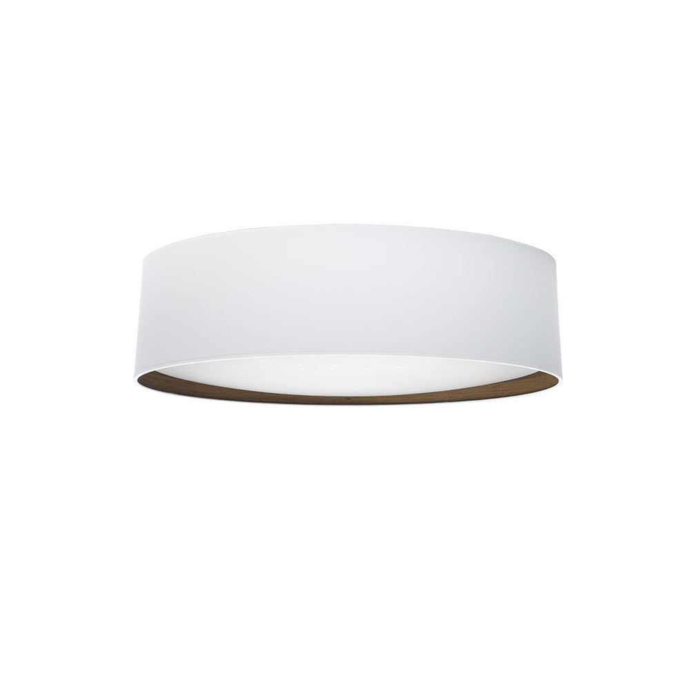 Plafón LED Tatiana Blanco y Madera Fabrilamp / Abrila 189186084