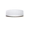 Plafón LED Tatiana Blanco y Madera Fabrilamp / Abrila 189186084