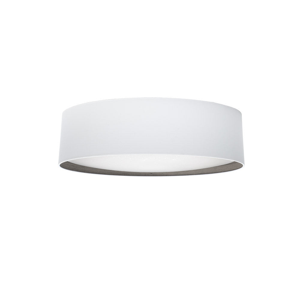 Tatiana Plafón LED Blanco y Madera Gris Fabrilamp / Abrila IA012026