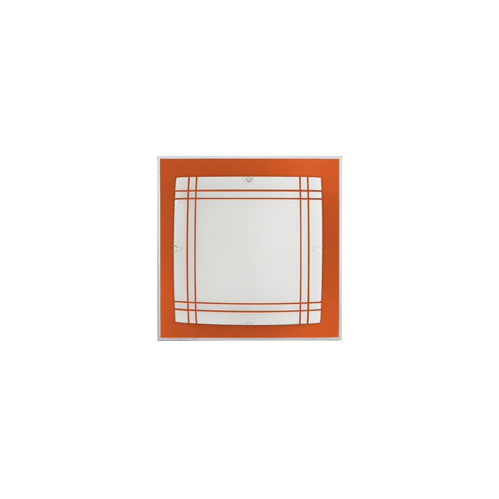 Plafón Amet Naranja Moderno Fabrilamp / Abrila - Ref. 043083204