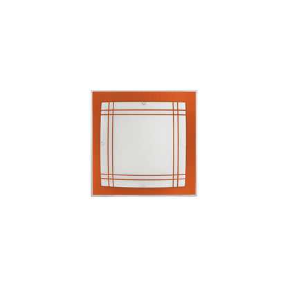 Plafón Amet Naranja Moderno Fabrilamp / Abrila - Ref. 043083204