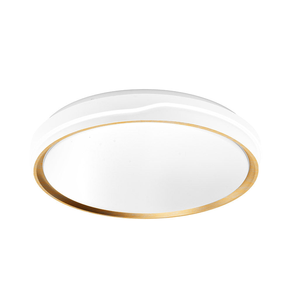 Anuar Plafón LED Blanco y Haya Fabrilamp / Abrila IA012026